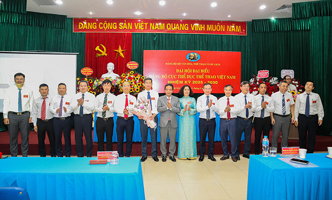 Ra mắt Ban Chấp hành Đảng bộ Cục TDTT Việt Nam khoá mới